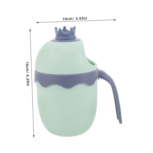 JUMPLAWN Rinser Becher mit Großem Ausguss Sanfter Wasserfluss und Ergonomischem Griff Vielseitig für Shampoo und Conditioner Kinderfreundliches Design als Bad Zubehör von JUMPLAWN