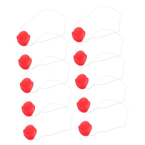 JUMPLAWN Rote Clown Nasen Elastische Clown Nase Für Kostüme Karneval Und Halloween Party Clown Zubehör Für Erwachsene Und Circus Themen Dekoration JUMPLAWN Rote Clown Nasen Elastische Clown Nase Für Kostüme Karneval Und Halloween Party Clown Zubehör Für Erwachsene Und Circus Themen Dekoration von JUMPLAWN