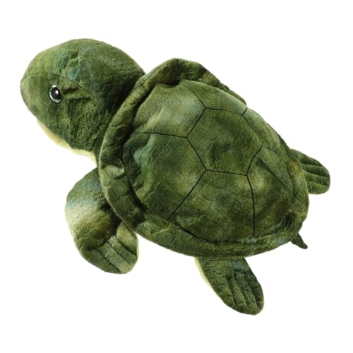 JUMPLAWN Schildkröte Handpuppe Interaktive Geschichtenerzählpuppe für Zuhause Kindergarten und Lernzentren aus Fördert Fantasie von JUMPLAWN