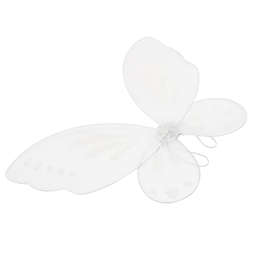 JUMPLAWN Schmetterlingsflügelspielzeuge Flügel für Kleinkinder Feenflügel schmetterlingsflügel Halloween groß flügel für Schmetterlingsflügelkinder Nylon Weiß JUMPLAWN Schmetterlingsflügelspielzeuge Flügel für Kleinkinder Feenflügel schmetterlingsflügel Halloween groß flügel für Schmetterlingsflügelkinder Nylon Weiß von JUMPLAWN