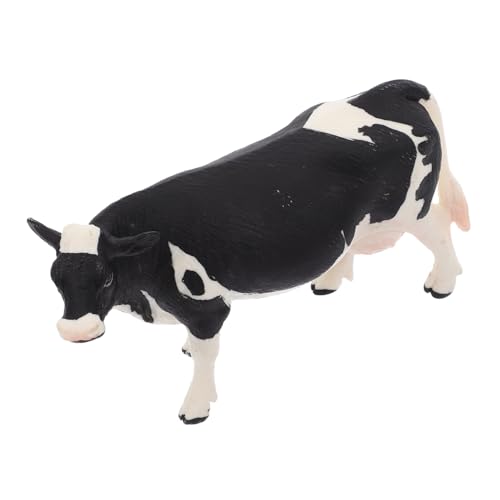 JUMPLAWN Simulation Kuh Ornament Realistisches Tiermodell für Kreative Tischdekoration Hochwertiges Kunststoffkunstwerk für Zuhause und Büro von JUMPLAWN