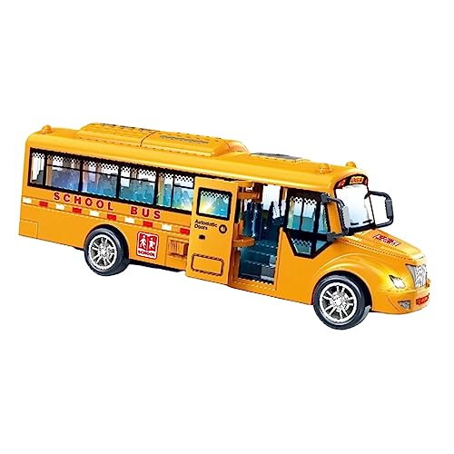 JUMPLAWN Simulationsbus Spielzeugauto für Audiovisuelles Modell Fördert Kreativität und Farbwahrnehmung Geschenkidee für Geburtstagsfeiern Langlebiges Kunststoffspielzeug JUMPLAWN Simulationsbus Spielzeugauto für Audiovisuelles Modell Fördert Kreativität und Farbwahrnehmung Geschenkidee für Geburtstagsfeiern Langlebiges Kunststoffspielzeug von JUMPLAWN