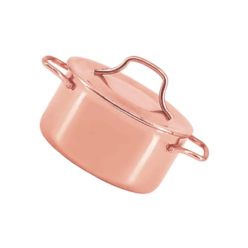 JUMPLAWN Simulierter Suppentopf Waage Kochen Mini Puppenhaus Küche Machen Sie EIN Kleines Suppentopf Simulation Suppentopf Ornament Legierung Roségold JUMPLAWN Simulierter Suppentopf Waage Kochen Mini Puppenhaus Küche Machen Sie EIN Kleines Suppentopf Simulation Suppentopf Ornament Legierung Roségold von JUMPLAWN