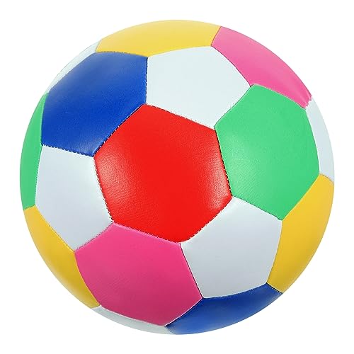 JUMPLAWN Soft Fußball für Spielzeugball für Innen und Außenaktivitäten rutschfest und Langlebig Fördert Motorische Fähigkeiten und Hand Auge Koordination JUMPLAWN Soft Fußball für Spielzeugball für Innen und Außenaktivitäten rutschfest und Langlebig Fördert Motorische Fähigkeiten und Hand Auge Koordination von JUMPLAWN