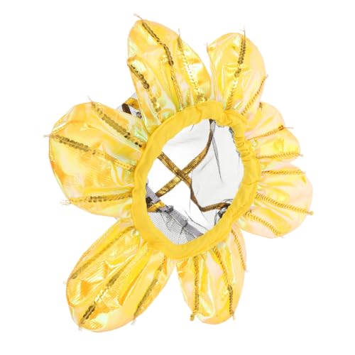 JUMPLAWN Sonnenblumen Kopfbedeckung für Lustiger Leichter Hut für Kindergartenaufführungen Tanzpartys und Kreative Rollenspiele Komfortables und Niedliches Design von JUMPLAWN