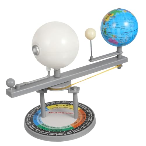 JUMPLAWN Modell des -mond-Erde Geographie Lernspielzeugs Astronomisches DREI-Kugel-System Für Solar-System-experimente Für Zuhause Und Schule Interaktives Planetariumsspielzeug von JUMPLAWN