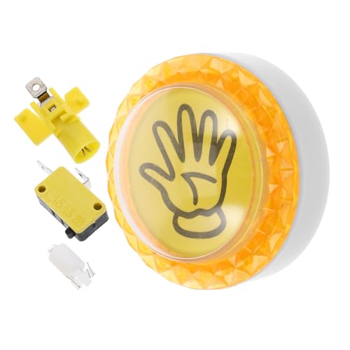 JUMPLAWN Spieltaste Spielkonsolen-Taste ausgefallene Gadgets Kinderknopf -Summer Spielautomatentaste kinderspiele interaktive Spiele Soundspiel müssen haben Plastik Yellow JUMPLAWN Spieltaste Spielkonsolen-Taste ausgefallene Gadgets Kinderknopf -Summer Spielautomatentaste kinderspiele interaktive Spiele Soundspiel müssen haben Plastik Yellow von JUMPLAWN