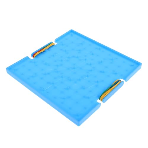 JUMPLAWN Studenten-Pinnwand Geometriespielzeug für Geotafeln für das Klassenzimmer Geobretter mit Gummibändern Kindermathematik lernt Whiteboard Plastik Blue JUMPLAWN Studenten-Pinnwand Geometriespielzeug für Geotafeln für das Klassenzimmer Geobretter mit Gummibändern Kindermathematik lernt Whiteboard Plastik Blue von JUMPLAWN