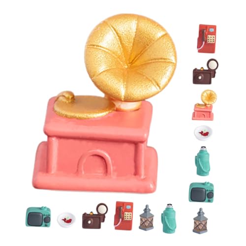 JUMPLAWN 14stücke Miniaturisierte Retro-haushaltsgeräte Für Puppenhäuser Teiliges Set Aus Widerstandsfähigem Resin Nostalgische Deko Für Sammler Und Wohnräume Vielseitig Einsetzbar JUMPLAWN 14stücke Miniaturisierte Retro-haushaltsgeräte Für Puppenhäuser Teiliges Set Aus Widerstandsfähigem Resin Nostalgische Deko Für Sammler Und Wohnräume Vielseitig Einsetzbar von JUMPLAWN