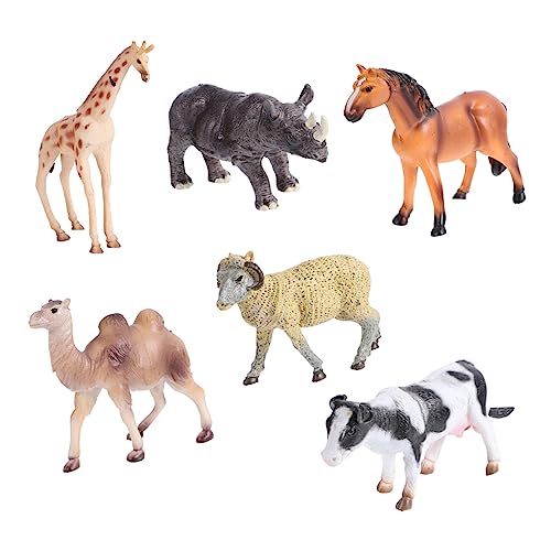 JUMPLAWN Teiliges Tierfiguren Entzückende Tierspielzeuge Zur Dekoration Für Zuhause Realistische Tiermodelle Aus Hochwertigem Material Für Sammler von JUMPLAWN