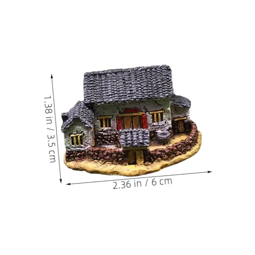 JUMPLAWN Vintage Resin Cottage Ornament Realistisches Miniaturhaus für DIY Bastelprojekte Dekoratives Möbelstück für Schreibtisch Wohnzimmer Puppenhaus Dekoration Nostalgisches JUMPLAWN Vintage Resin Cottage Ornament Realistisches Miniaturhaus für DIY Bastelprojekte Dekoratives Möbelstück für Schreibtisch Wohnzimmer Puppenhaus Dekoration Nostalgisches von JUMPLAWN