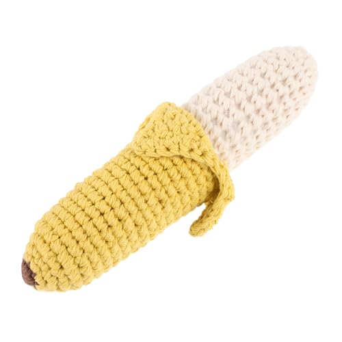 JUMPLAWN Weicher Baumwoll Handglöckchen Greifling Banane Babyspielzeug für Neugeborene Sicherer Beißring für Junge Mädchen Leichte Tragbare Handrassel Geeignet für Kleinkinder JUMPLAWN Weicher Baumwoll Handglöckchen Greifling Banane Babyspielzeug für Neugeborene Sicherer Beißring für Junge Mädchen Leichte Tragbare Handrassel Geeignet für Kleinkinder von JUMPLAWN