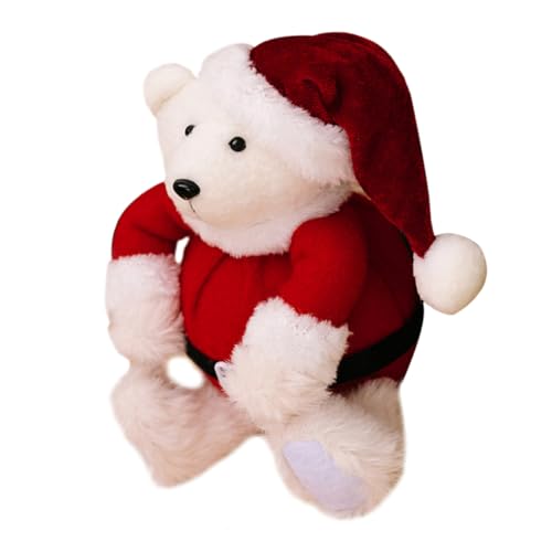 JUMPLAWN Weihnachtsbärenpuppe Gefüllte Puppendekoration Weihnachten Ausgestopfter Bär Entzückendes Bärenspielzeug Zuhause Bärenpuppe Plüsch Gefüllte Bärenpuppe Tragen Stoff JUMPLAWN Weihnachtsbärenpuppe Gefüllte Puppendekoration Weihnachten Ausgestopfter Bär Entzückendes Bärenspielzeug Zuhause Bärenpuppe Plüsch Gefüllte Bärenpuppe Tragen Stoff von JUMPLAWN