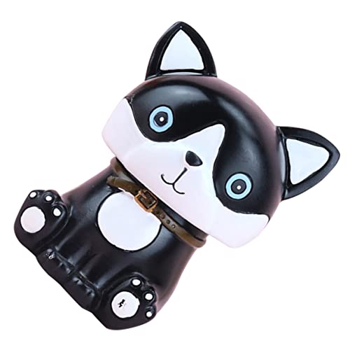 JUMPLAWN Winziger Harzhund Schmücken Armaturenbrett Haustier Ornament Einzigartige Auto Kuchen Dekorationen JUMPLAWN Winziger Harzhund Schmücken Armaturenbrett Haustier Ornament Einzigartige Auto Kuchen Dekorationen von JUMPLAWN