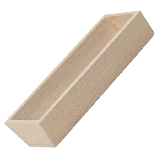 Mini-Möbel Dollhouse Möbelspielzeug Garten mach es mini drinnen Miniatur Mini-Hausverzierung winziger Topf kleines puppenhaus zubehör Puppenhaus-Blumenständer hölzern Beige von JUMPLAWN