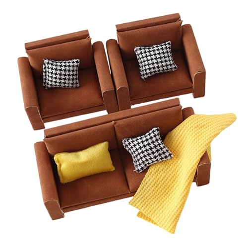 1/12 Skala Holzcouch EIN Sofa Modell Miniaturmöbel Für Realistische Puppenhouses Displays 1/12 Skala Holzcouch EIN Sofa Modell Miniaturmöbel Für Realistische Puppenhouses Displays von JUNNASALIKER