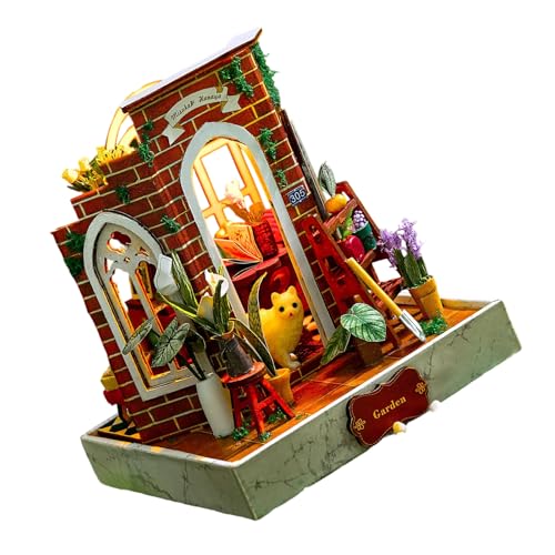 Handwerksminiatur Cottage Model Kits Mit LED Licht Für Erwachsene Und Kinder Stimulieren Kreativität Und Feinmotorische Fähigkeiten Handwerksminiatur Cottage Model Kits Mit LED Licht Für Erwachsene Und Kinder Stimulieren Kreativität Und Feinmotorische Fähigkeiten von JUNNASALIKER