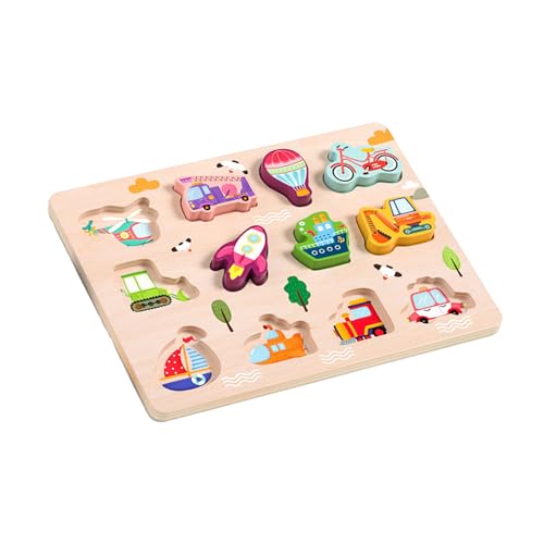 Holzrätsel Für Kinder Fahrzeug Obst Tiere Erkennung Von Hand Augen Koordination Peg Block Spielzeug Holzrätsel Für Kinder Fahrzeug Obst Tiere Erkennung Von Hand Augen Koordination Peg Block Spielzeug von JUNNASALIKER