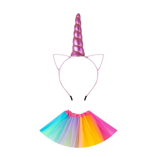 JUNNASALIKER 1/2pcs Einhörner Kostüme Für Mädchen Prinzessin Tutu Rock Mit Unicorns Stirnband Geburtstag Halloween Weihnachtsfeier Outfits JUNNASALIKER 1/2pcs Einhörner Kostüme Für Mädchen Prinzessin Tutu Rock Mit Unicorns Stirnband Geburtstag Halloween Weihnachtsfeier Outfits von JUNNASALIKER
