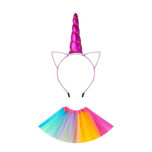 JUNNASALIKER 1/2pcs Einhörner Kostüme Für Mädchen Prinzessin Tutu Rock Mit Unicorns Stirnband Geburtstag Halloween Weihnachtsfeier Outfits JUNNASALIKER 1/2pcs Einhörner Kostüme Für Mädchen Prinzessin Tutu Rock Mit Unicorns Stirnband Geburtstag Halloween Weihnachtsfeier Outfits von JUNNASALIKER