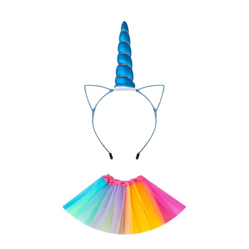 JUNNASALIKER 1/2pcs Einhörner Kostüme Für Mädchen Prinzessin Tutu Rock Mit Unicorns Stirnband Geburtstag Halloween Weihnachtsfeier Outfits JUNNASALIKER 1/2pcs Einhörner Kostüme Für Mädchen Prinzessin Tutu Rock Mit Unicorns Stirnband Geburtstag Halloween Weihnachtsfeier Outfits von JUNNASALIKER