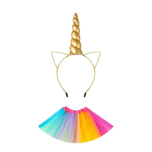 JUNNASALIKER 1/2pcs Einhörner Kostüme Für Mädchen Prinzessin Tutu Rock Mit Unicorns Stirnband Geburtstag Halloween Weihnachtsfeier Outfits JUNNASALIKER 1/2pcs Einhörner Kostüme Für Mädchen Prinzessin Tutu Rock Mit Unicorns Stirnband Geburtstag Halloween Weihnachtsfeier Outfits von JUNNASALIKER
