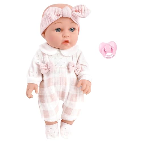 JUNNASALIKER 12 Zoll Wie Reborns Spielzeug Kaukasische Puppen Für Kleinkindbabypuppen Mit Jumpsuit Kids Rollenspiele Geburtstagsgeschenk JUNNASALIKER 12 Zoll Wie Reborns Spielzeug Kaukasische Puppen Für Kleinkindbabypuppen Mit Jumpsuit Kids Rollenspiele Geburtstagsgeschenk von JUNNASALIKER