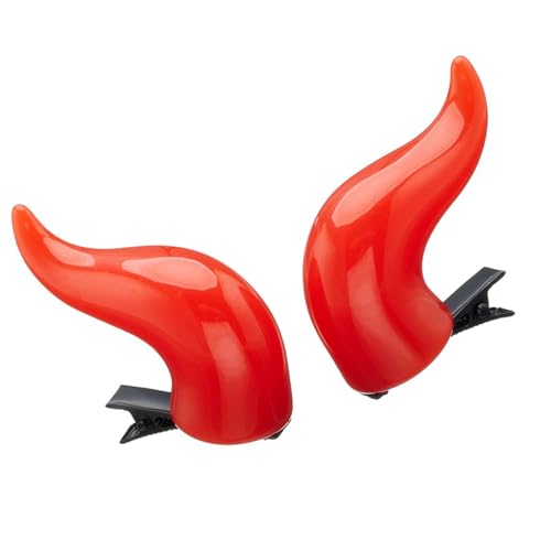 JUNNASALIKER 2pcs Halloween Cosplay Haarclip 3D Horn Kostüm Haarclip Dark Serie Kopfstück Für Frauen Teenager Täglich Und Party Kee JUNNASALIKER 2pcs Halloween Cosplay Haarclip 3D Horn Kostüm Haarclip Dark Serie Kopfstück Für Frauen Teenager Täglich Und Party Kee von JUNNASALIKER