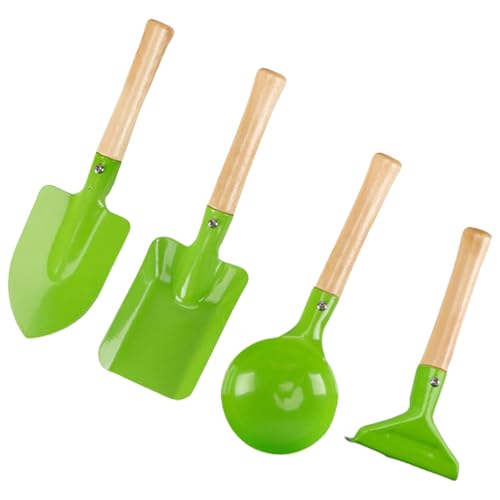 JUNNASALIKER 4pieces Kindersandspielschaufel Set Garten Sandwerkzeug Set Für Spiele Freien Und Erkundung Von Spaß Aktivität Sandkits von JUNNASALIKER