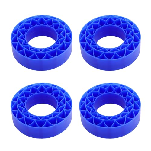 JUNNASALIKER 4pieces Toy Wheel Reifenauskleidung Eingerichtetem Modifikationsteil Für 1:10 Crawler Car Vehikel Teile Vordere Hintere Reifeneinsätze von JUNNASALIKER