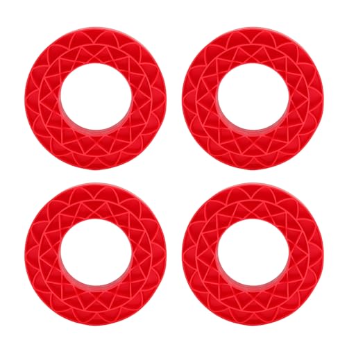 JUNNASALIKER 4pieces Toy Wheel Reifenauskleidung Eingerichtetem Modifikationsteil Für 1:10 Crawler Car Vehikel Teile Vordere Hintere Reifeneinsätze von JUNNASALIKER