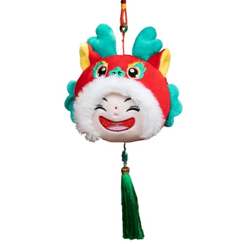JUNNASALIKER Ausgestopfte Maskottchen Buntes Drachenspielzeug Traditionelle Neujahrsgeschenk Und Wohnkultur von JUNNASALIKER