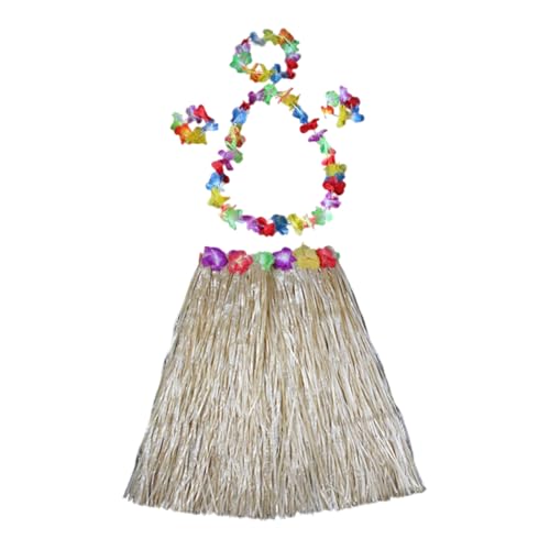 JUNNASALIKER Elastischer Hawaiianischer Hulas Grasrock Mit Blumenkostüm Für Party Beach Dance Kostüm Tropicals Themendekorationen JUNNASALIKER Elastischer Hawaiianischer Hulas Grasrock Mit Blumenkostüm Für Party Beach Dance Kostüm Tropicals Themendekorationen von JUNNASALIKER