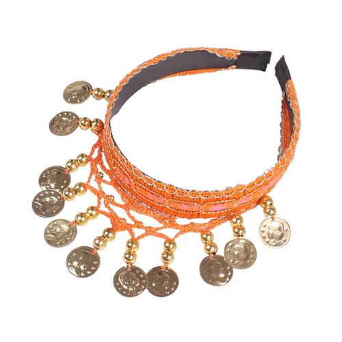 JUNNASALIKER Ethnische Goldmünze Hair Piece Kostümstirnband Für Traditionelle Tanzbegeisterte Und Kulturelle Event Versammlungsauftritte JUNNASALIKER Ethnische Goldmünze Hair Piece Kostümstirnband Für Traditionelle Tanzbegeisterte Und Kulturelle Event Versammlungsauftritte von JUNNASALIKER