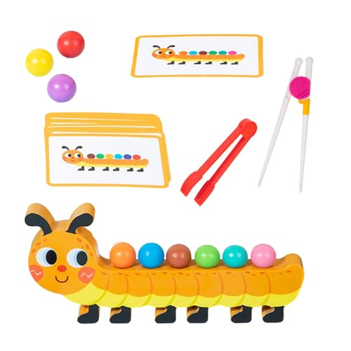 JUNNASALIKER Farbübereinstimmung Stapelspielzeug Perlenklammende Design Bildungssortierspielzeug Für Kleinkind Handkoordinationstraining JUNNASALIKER Farbübereinstimmung Stapelspielzeug Perlenklammende Design Bildungssortierspielzeug Für Kleinkind Handkoordinationstraining von JUNNASALIKER