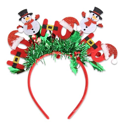 JUNNASALIKER Fröhliches Weihnachtsfeier Stirnband Mit Bunten Streifen Und Feiertagsornamenten Kopfbedeckung Zum Stylen Jeder Frisur JUNNASALIKER Fröhliches Weihnachtsfeier Stirnband Mit Bunten Streifen Und Feiertagsornamenten Kopfbedeckung Zum Stylen Jeder Frisur von JUNNASALIKER