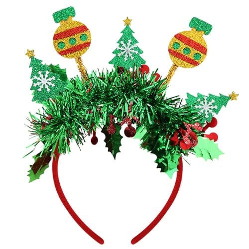 JUNNASALIKER Fröhliches Weihnachtsfeier Stirnband Mit Bunten Streifen Und Feiertagsornamenten Kopfbedeckung Zum Stylen Jeder Frisur JUNNASALIKER Fröhliches Weihnachtsfeier Stirnband Mit Bunten Streifen Und Feiertagsornamenten Kopfbedeckung Zum Stylen Jeder Frisur von JUNNASALIKER