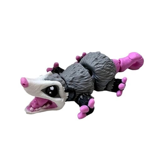 JUNNASALIKER Gelegter Opossum Zappel Spielzeugspaß Stressablastung Für Heimbüro Oder Reisen Schönes 3D Gedrucktes Design von JUNNASALIKER