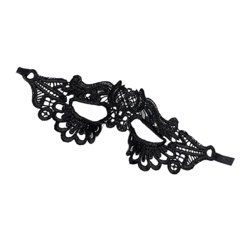 JUNNASALIKER Halloween Masquerade Maske Spitze Eyemask Venezianer Maske Für Karnevals Party Kostüm Halbe Gesichtsmaske Augenbinde Geschenke von JUNNASALIKER