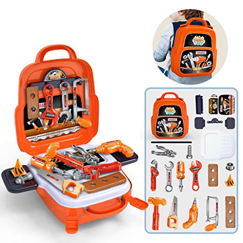 JUNNASALIKER Kids Tool Set Bohrschraube Simulation Für Play House Toy Set Kleinkindwerkzeugset Kinder Toolbox Spielzeug Für Kinder von JUNNASALIKER