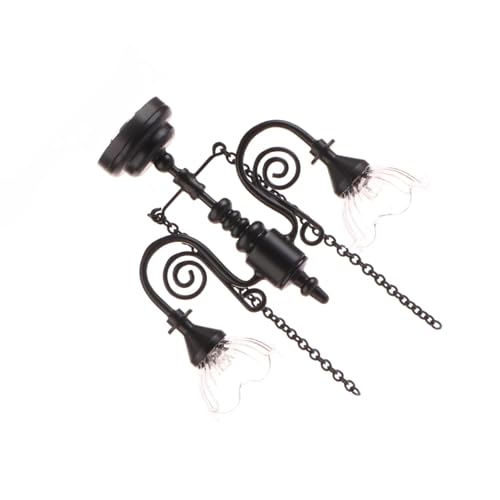 JUNNASALIKER Kronleuchter Schlafzimmer Deckenlampe Miniaturmöbel Modell Dolls Houses Accessoire Realistic Lighting Toy Playset 1:12 JUNNASALIKER Kronleuchter Schlafzimmer Deckenlampe Miniaturmöbel Modell Dolls Houses Accessoire Realistic Lighting Toy Playset 1:12 von JUNNASALIKER