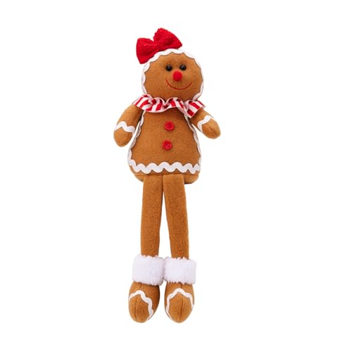 JUNNASALIKER Lebkuchen Mann Spielzeug Mit Hängenden Beinen Weich von JUNNASALIKER
