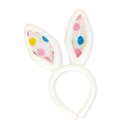 JUNNASALIKER Plüsch Kaninchen Ohren Stirnband Für Cosplay Halloween Festivals Bequeme Kaninchen Ohren Kostüm Haarbandpartyzubehör von JUNNASALIKER