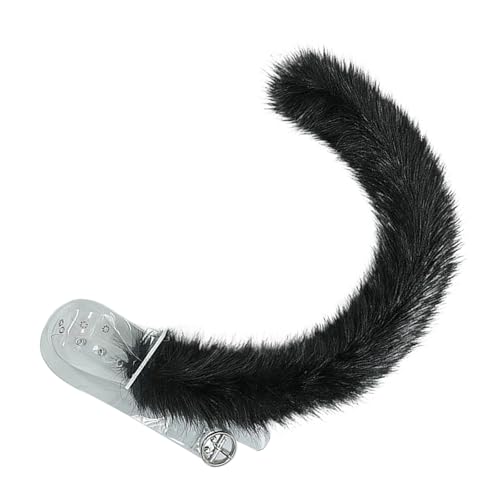 JUNNASALIKER Plüsch Schwanz Schöne Katzen Ohrhaarbandkatzen Schwanz Für Halloween Weihnachtsfleischfeier Geburtstagsfeier Anime Cosplay Accessoires von JUNNASALIKER