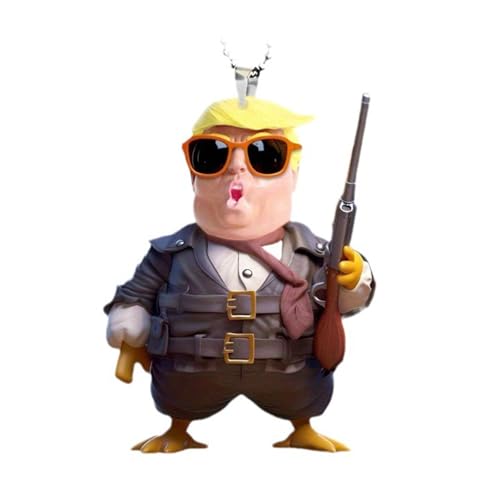 JUNNASALIKER Präsident Schlüsselanhänger Für Autoschlüssel Acryl Schlüsselbund Anhänger Für Autoschlüssel Rucksack Anhänger Neuheit Gadget Keyring von JUNNASALIKER