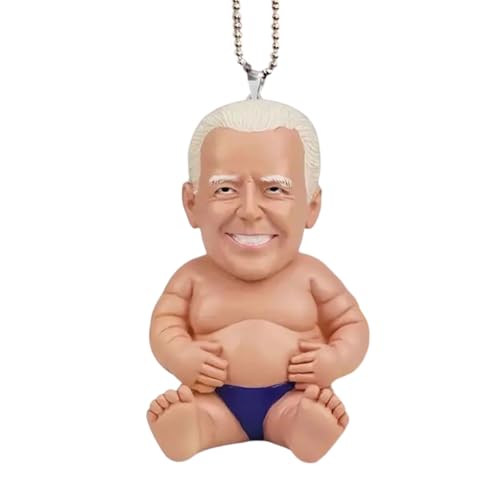 JUNNASALIKER Präsident Schlüsselanhänger Für Autoschlüssel Acryl Schlüsselbund Anhänger Für Autoschlüssel Rucksack Anhänger Neuheit Gadget Keyring von JUNNASALIKER