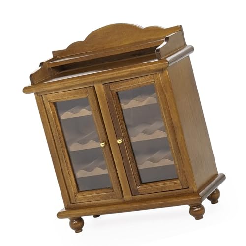 JUNNASALIKER Realistische Miniaturweinschrank Skala Möbel Für 1/12 Puppenhäuser Und Miniaturmodell Handwerksprojekt Szene Display JUNNASALIKER Realistische Miniaturweinschrank Skala Möbel Für 1/12 Puppenhäuser Und Miniaturmodell Handwerksprojekt Szene Display von JUNNASALIKER