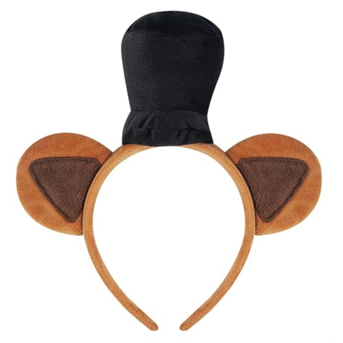 JUNNASALIKER Schönes Plüschbärenohr Stirnband Für Frauen Mädchen Geburtstagsfeier Geting Headpiece School Event Accessoire Bühnenhaarhoop JUNNASALIKER Schönes Plüschbärenohr Stirnband Für Frauen Mädchen Geburtstagsfeier Geting Headpiece School Event Accessoire Bühnenhaarhoop von JUNNASALIKER