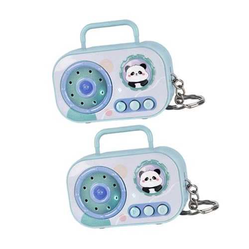 JUNNASALIKER Taschengröße Vintage Voice Recorder Schlüsselbund Neuheit Elektronisches Spielzeug 6cm Retro Tape Player Design JUNNASALIKER Taschengröße Vintage Voice Recorder Schlüsselbund Neuheit Elektronisches Spielzeug 6cm Retro Tape Player Design von JUNNASALIKER