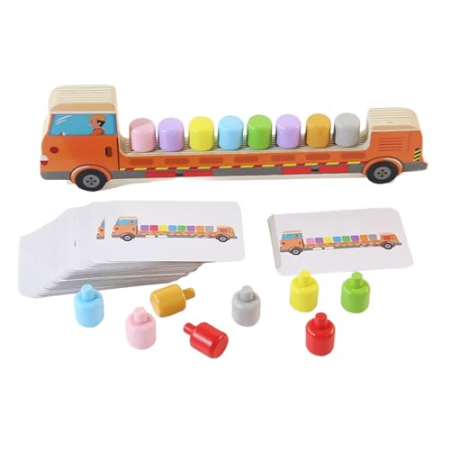 Lernen Von Puzzle Für Kinder Farbpatching Early Educational Wood Puzzle Battle Game Toy Für Kleinkind Fine Motor Skills von JUNNASALIKER